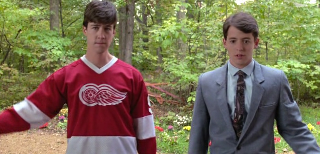 Alan Ruck Signed Ferris Bueller's Day Off Red Wings Jersey